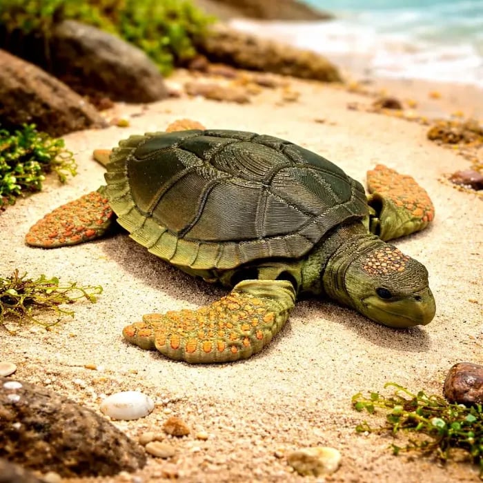 Prehistoric Archelon Sea Turtle Dinosaur 3d model