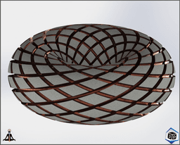 Rodin Coil Torus .STL 10 INCHES Diameter Coil | iToroid Vortex Wave Field Generator | Coil 2 x 12 3d model