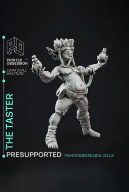 The Taster - Goblin nutcase - Goblin Potion Brewer - PRESUPPORTED - 32mm scale 3d model