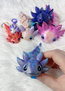 Flexi Axolotl No supports 3d model