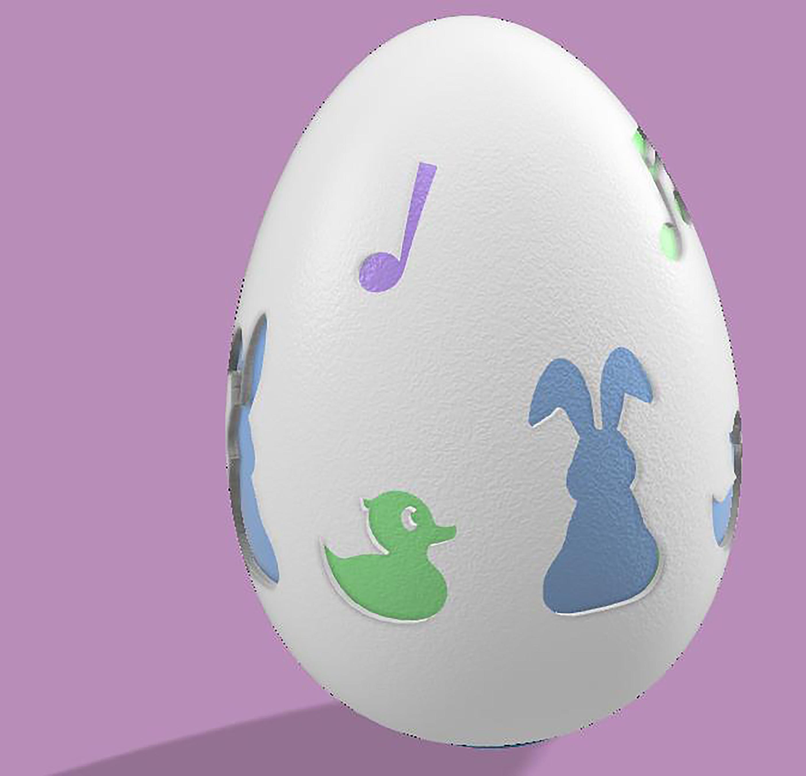 The Musical Easter Egg.stl 3d model
