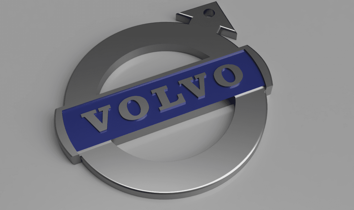 Volvo keyring 3d model