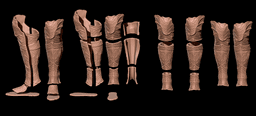 MESSMER THE IMPALER leg armor life size cosplay - Elden Ring Shadow of the Erdtree Fan Art 3d model