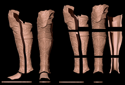 MESSMER THE IMPALER leg armor life size cosplay - Elden Ring Shadow of the Erdtree Fan Art 3d model