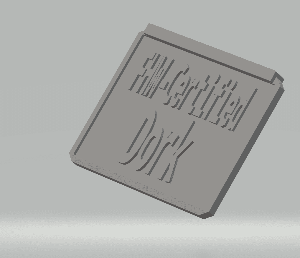 FHW_ Certified Nerf target and sign 3d model