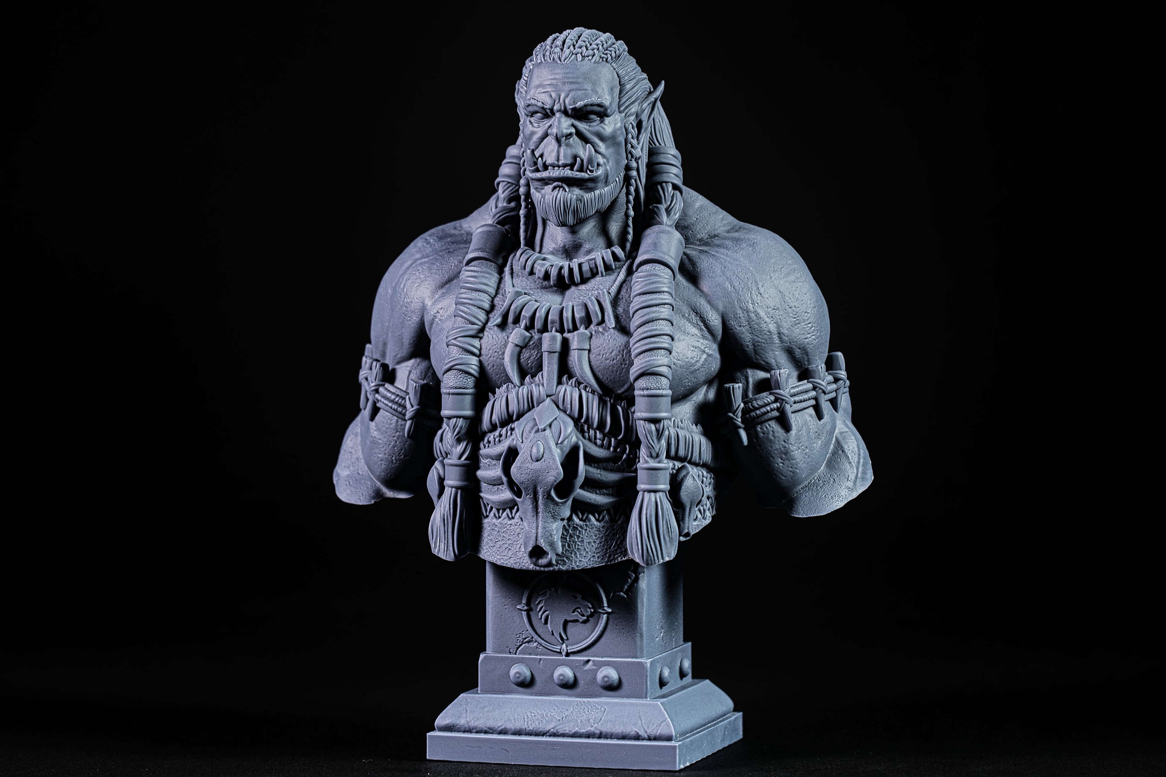 Durotan bust (Pre-Supported) 3d model