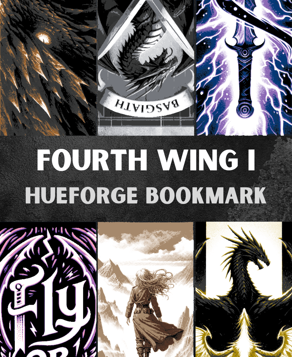 Fourth Wing Bookmarks (1st Drop) 3d model