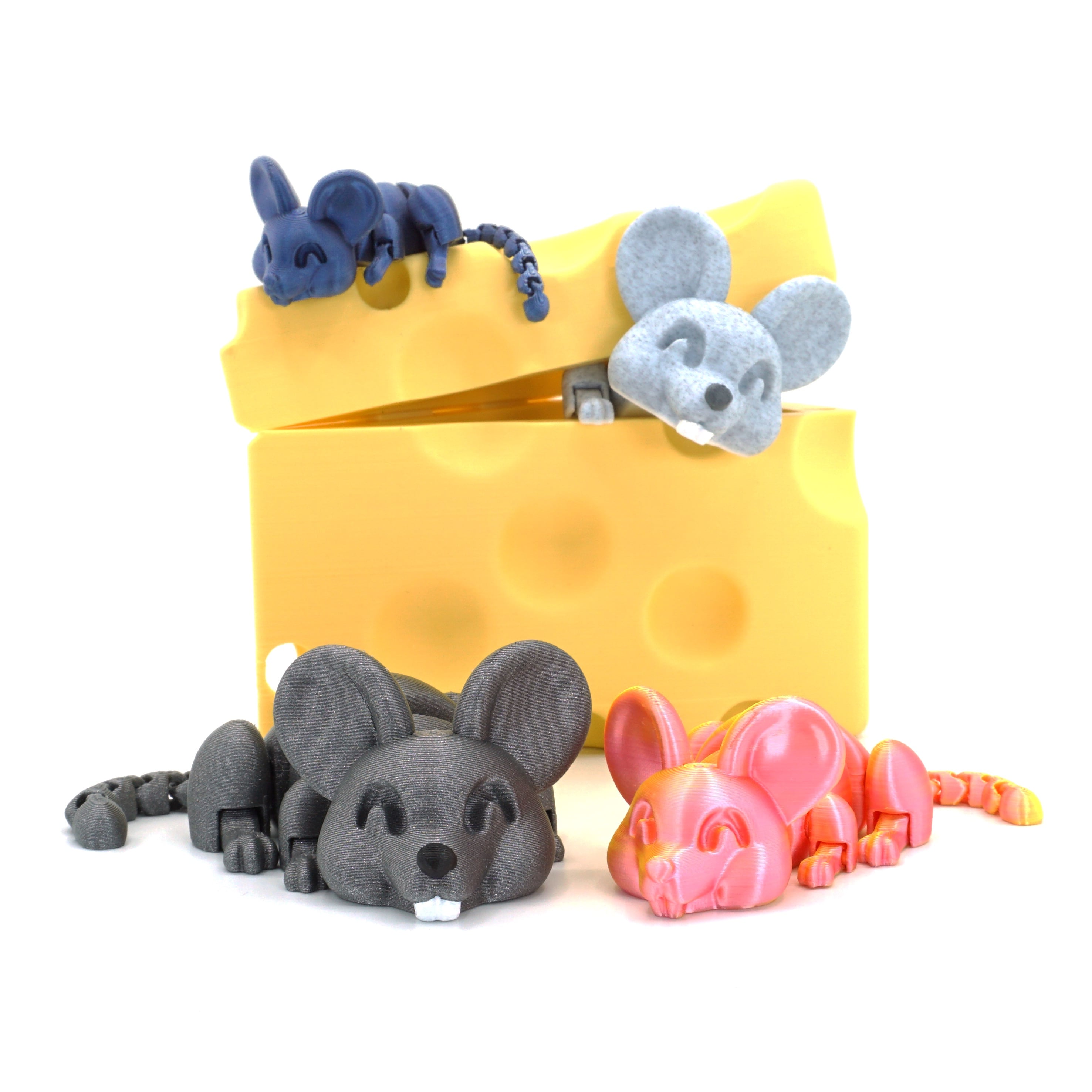 Cheese Boxed Mouse 3d model