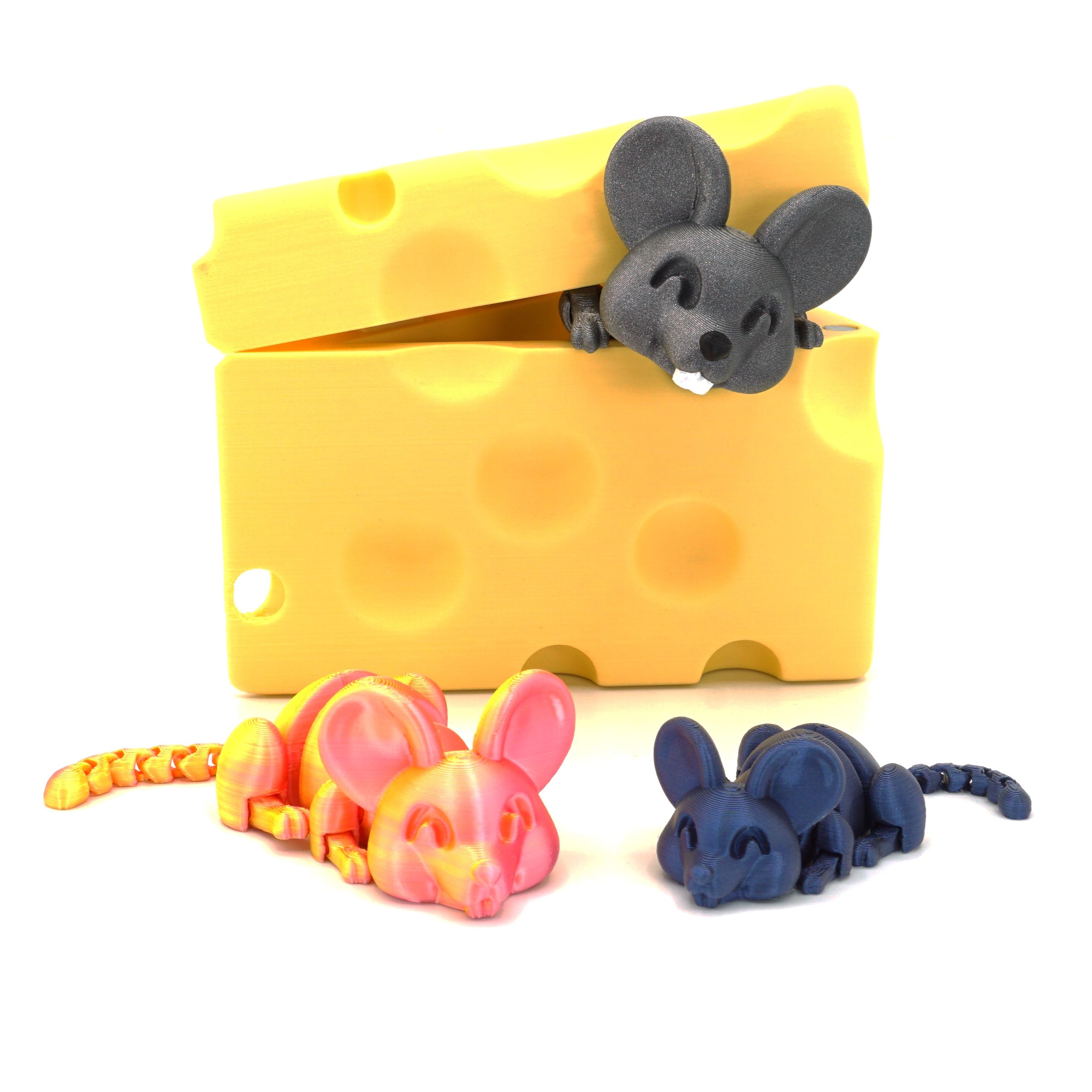 Cheese Boxed Mouse 3d model