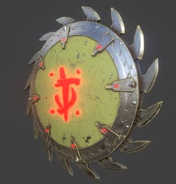 Doom Dark Ages Shield 3d model