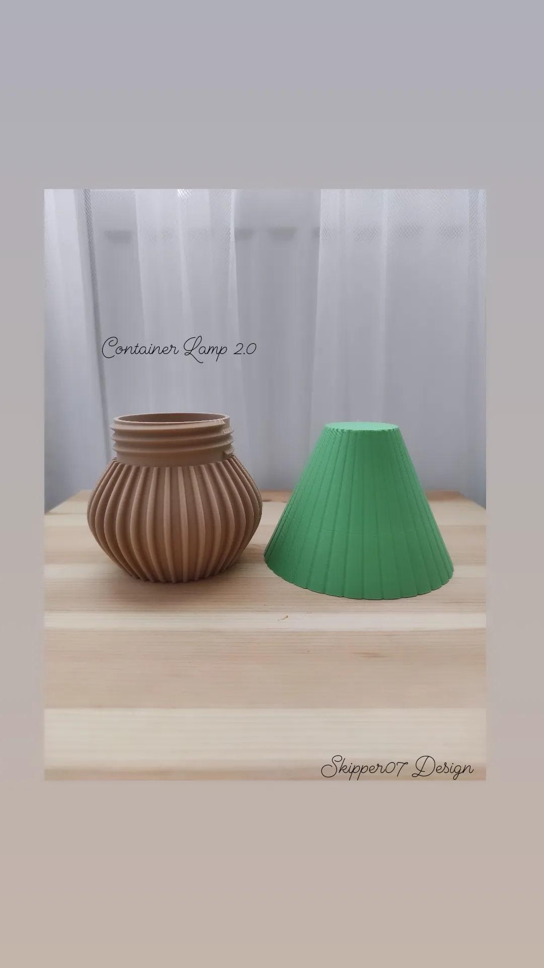 Container Lamp 2.0 3d model