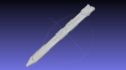 Zelda Master Sword Scabbard 3d model