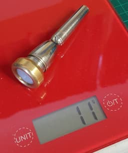 Trumpet MP Adaptor for Multipiece Mouthpiece - weight of Total Mouthpiece with insert - 3d model
