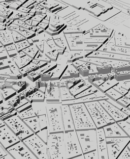 MADRID, Skyline 3d map 3d model