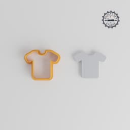 18-Piece T-Shirt Shape Cutter Set, Sizes 0.75" - 5.00", Ideal for Cookies, Fondant & Clay PRODUCT_1439 3d model