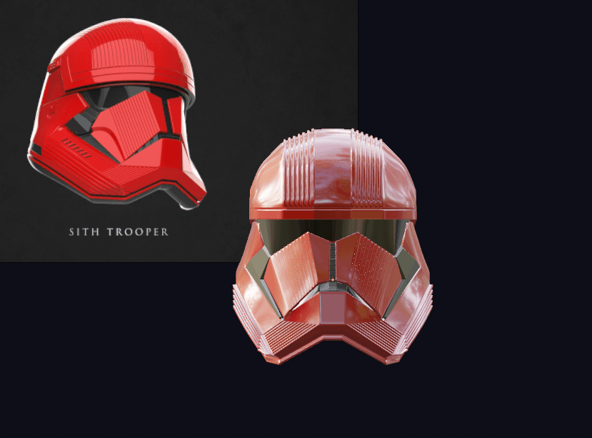 Sith Trooper Helmet 3d model