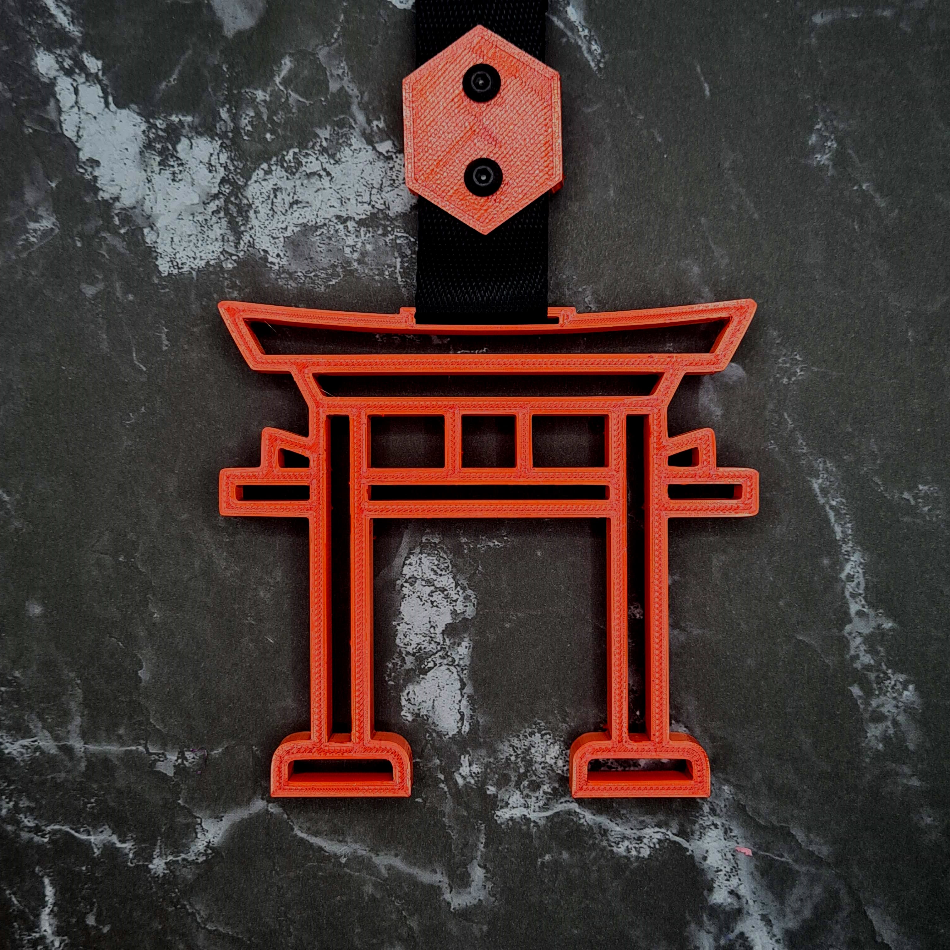 Torii (Shinto Gate) Tsurikawa (Hollow) 3d model