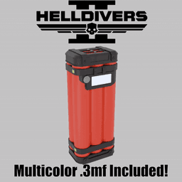 Helldivers 2 TED-63 Dynamite Grenade Replica Prop Gadget TNT Cosplay 3d print 3d model
