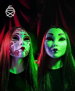 Geisha Mask 3d model