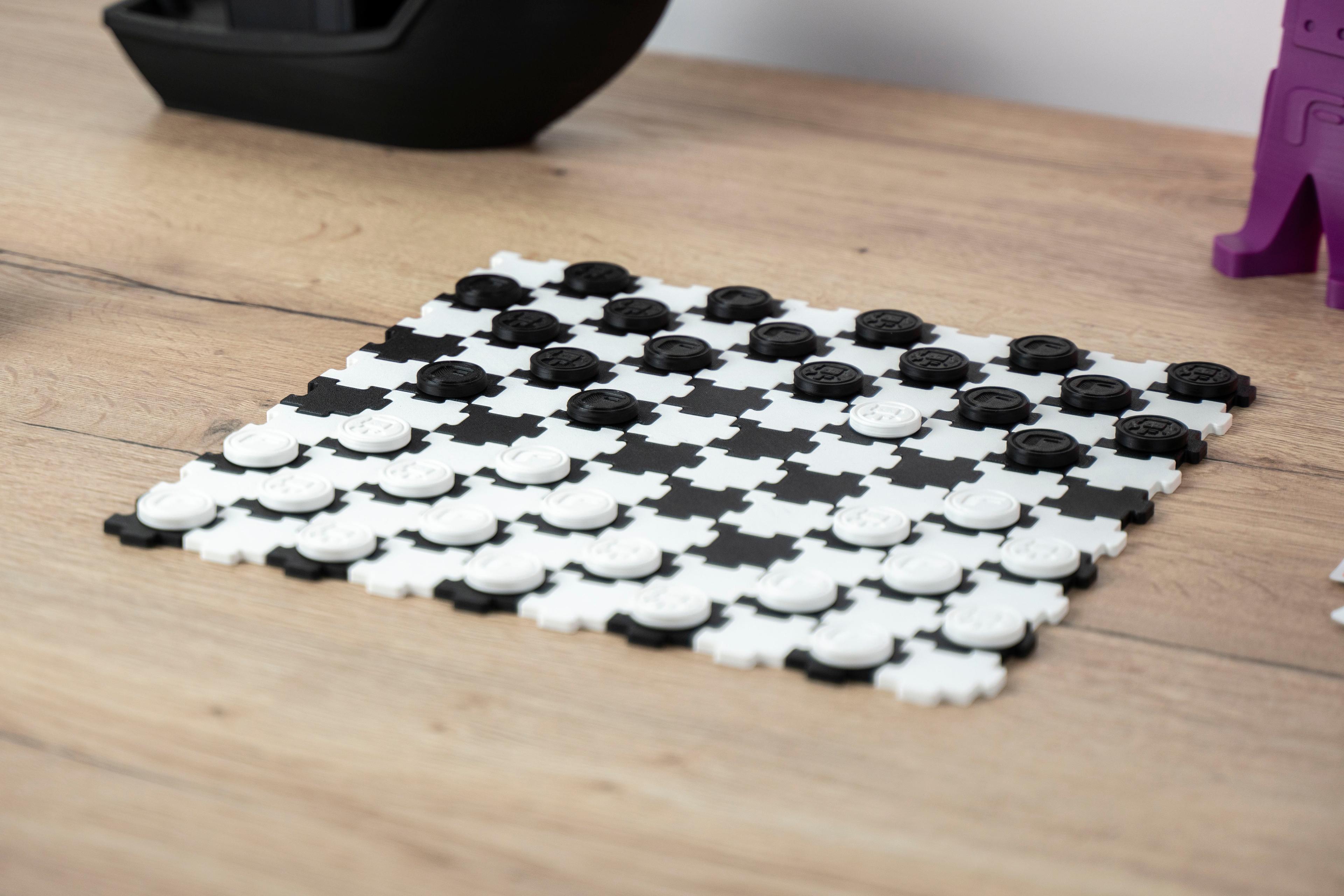 Puzzle Checkerboard 3d model