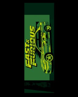 Bookmark Designs of a Mitsubishi Lancer Evolution VII from 2 Fast 2 Furious 3d model