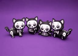 Flexi Skeleton Cat 3d model