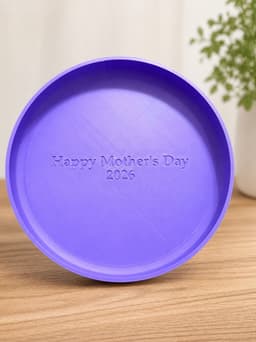 Engraved Mothers Day Dish 3d model