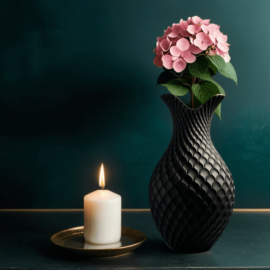 Lange Vase – Textured Elegance for Modern Spaces 3d model