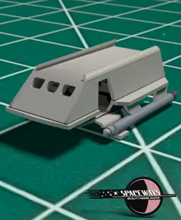 1/350 TOS Shuttlecraft with Open Door and Interior 3d model