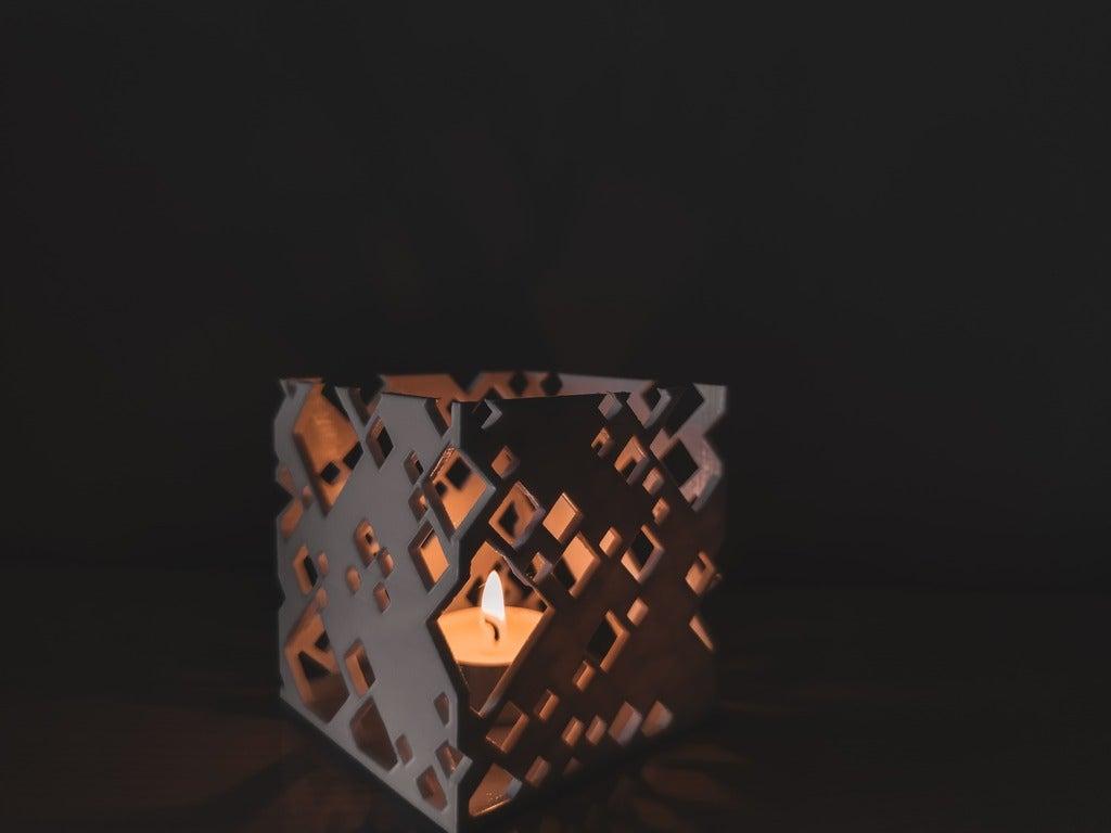 rombocube | candle holder 3d model