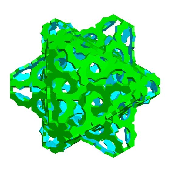 ROELOFS-HOLDEN-ESCHER STELLATED DODECAHEDRAL POLYLINKNOT1Augmented_Dodeca.stl 3d model