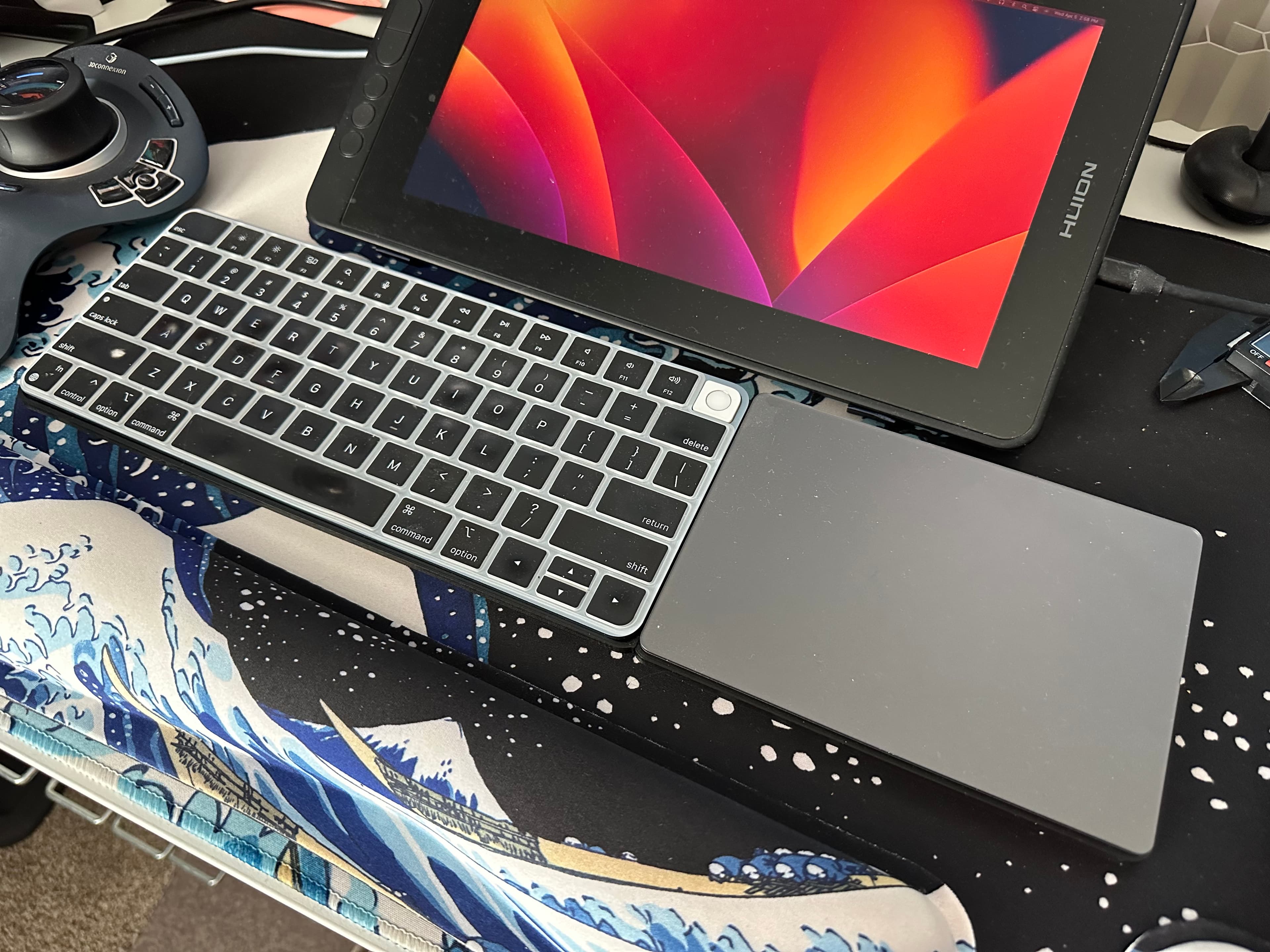 Apple Magic Keyboard and Magic Trackpad Tray 3d model