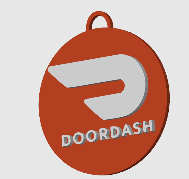 Doordash Ornament 3d model