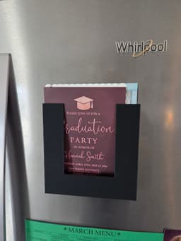 Fridge Card Holder 3d model