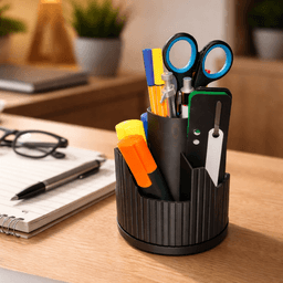 ROTATING MULTIPURPOSE ORGANIZER / BATHROOM ORGANIZER / OFFICE ORGANIZER / NO SUPPORTS 3d model