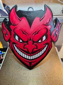 Halloween Devil Man Big Emblem 3d model