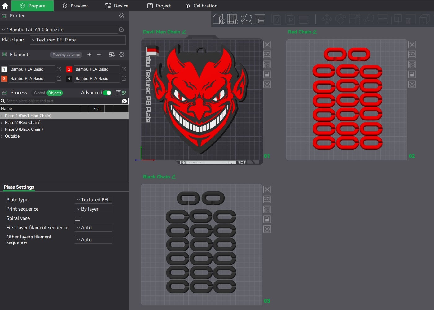 Halloween Devil Man Big Emblem 3d model
