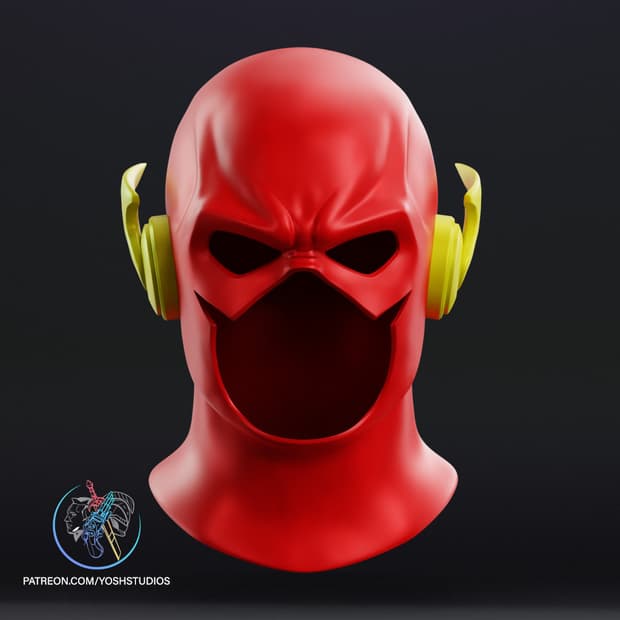 Classic Flash Mask 3D Printer STL File 3d model