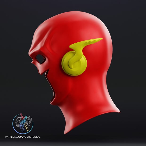 Classic Flash Mask 3D Printer STL File 3d model