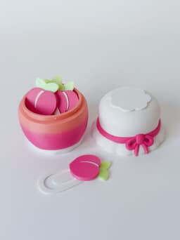 Jam clicker and paperclip 3d model