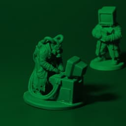 Classified Cyber-Chort Terminal - Heavy Sci-Fi Objective Marker STL 3d model