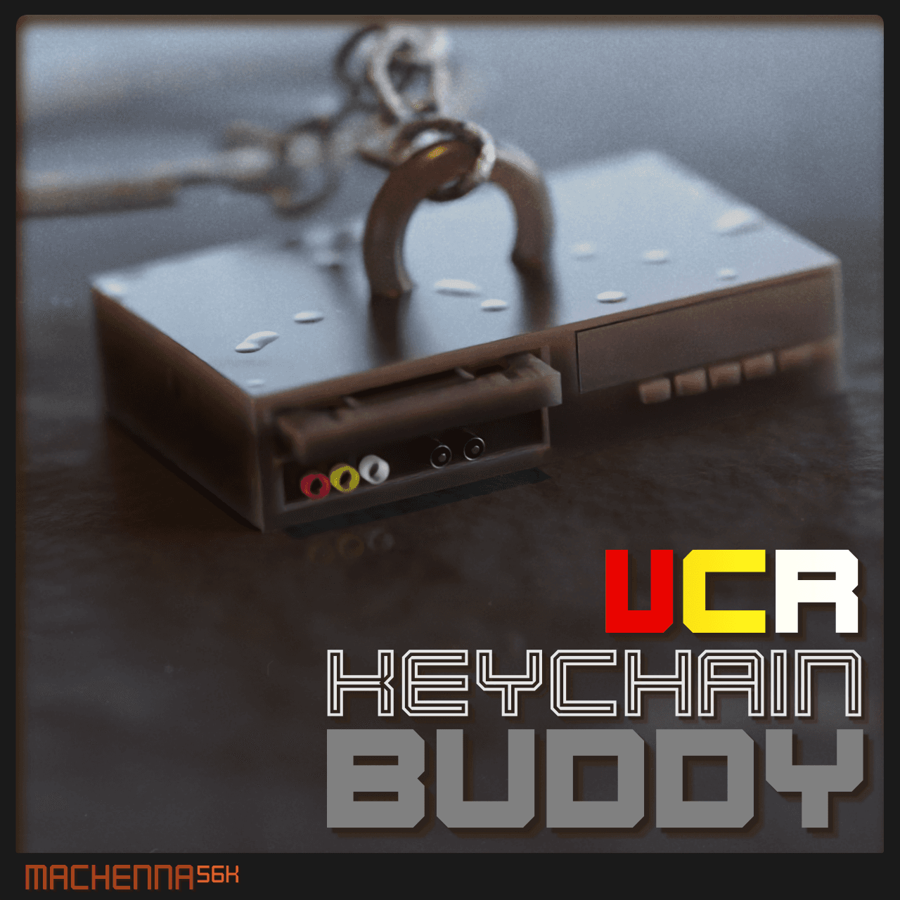 VCR Keychain Buddy | 80s Retro 3d model