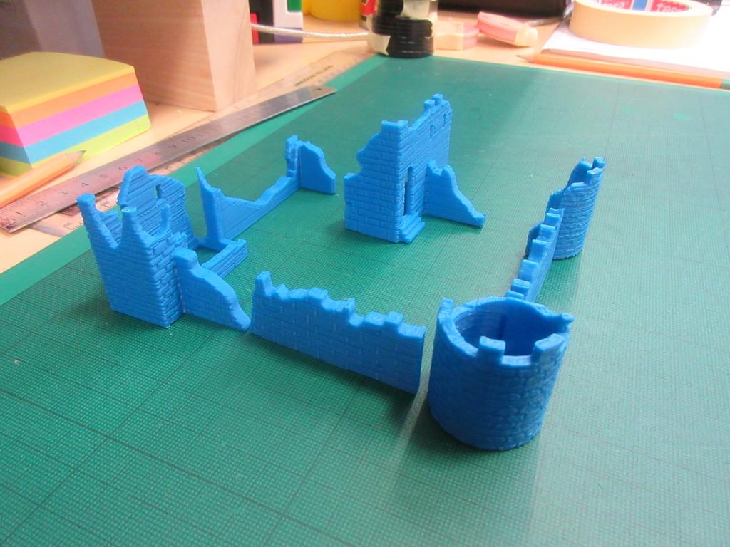 Castle ruin 3d model