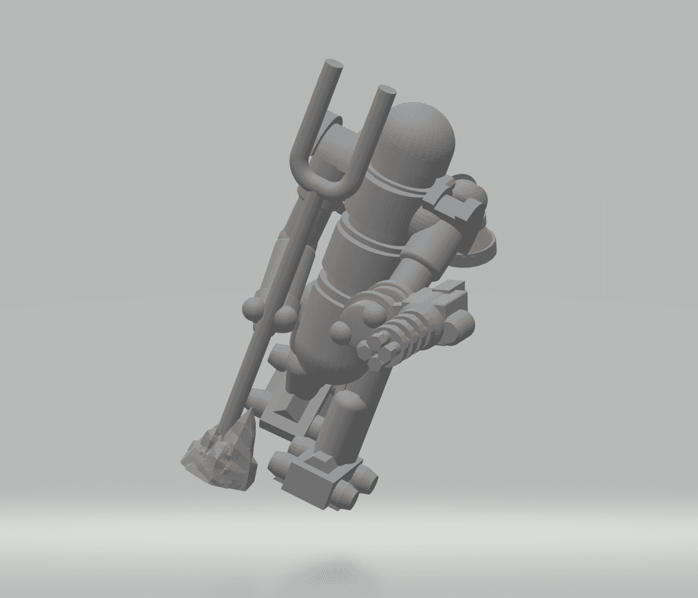 FHW Badonkadonkatron v3 Minigun Version 3d model
