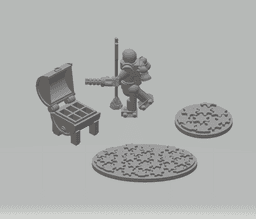 FHW Badonkadonkatron v3 Minigun Version 3d model