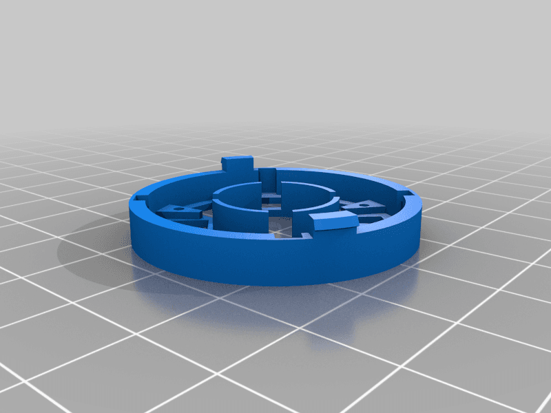 Picam Case with Neopixel 8-Ring 3d model