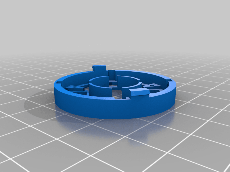 Picam Case with Neopixel 8-Ring 3d model