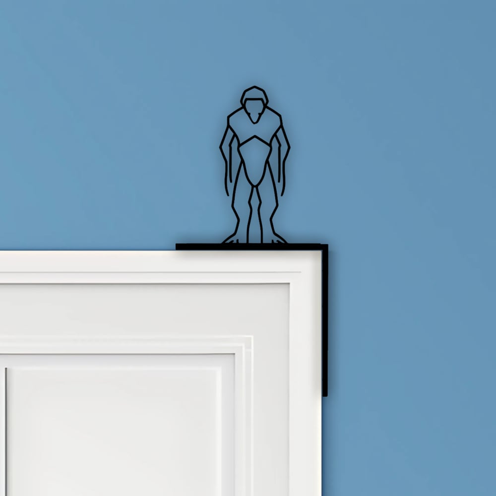 Yeti Door Corner Decor 3d model