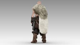 Berserker of the Norse 3d model