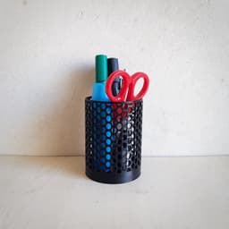 Ellipse pencil holder 3d model